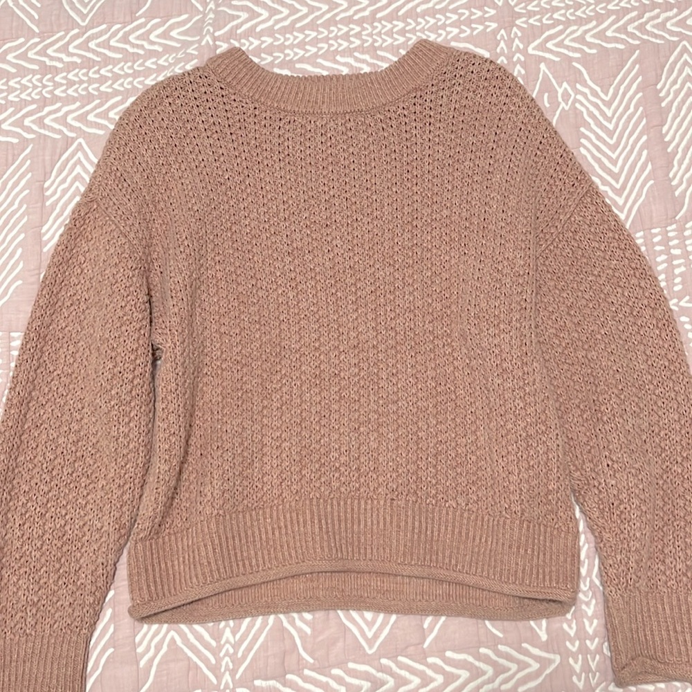 NWOT A new day Cableknit pink sweater